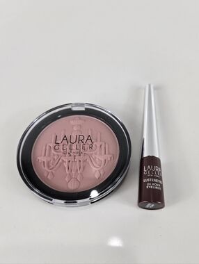 Laura Geller Chandelier Blush & Liquid Eyeliner Set